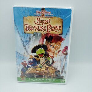 Muppets Treasure Island DVD Sealed. Kids Family Music Singing Henson Disney